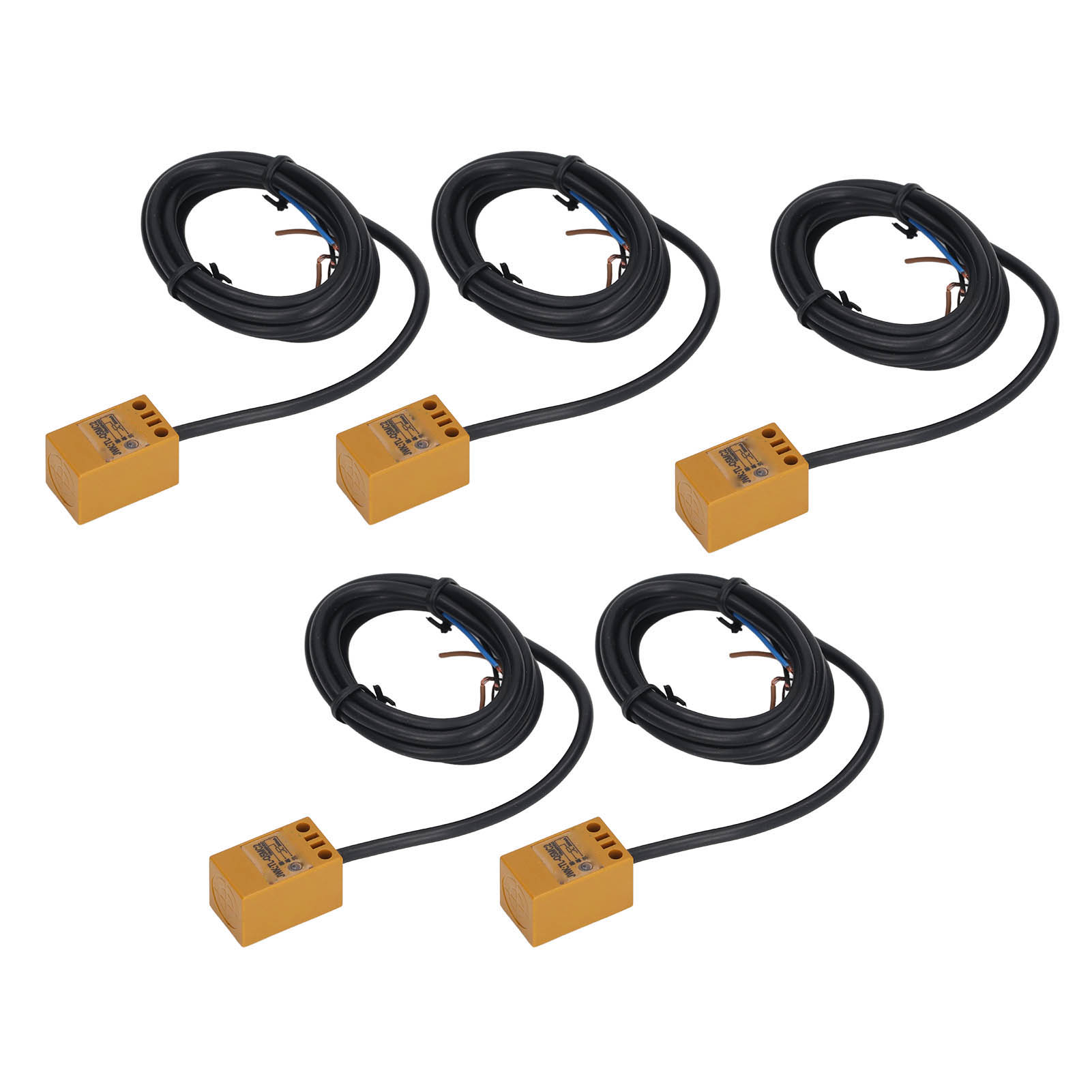 Packung Mit 5 Normalerweise Geschlossenen Npn-näherungssensoren, Ip65, 28 Hz Ansprechfrequenz, 10–30 V Dc, 200 Ma