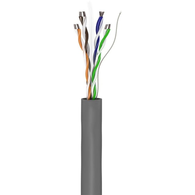 Pro CAT 6 network cable U/UTP - Grau - 305m
