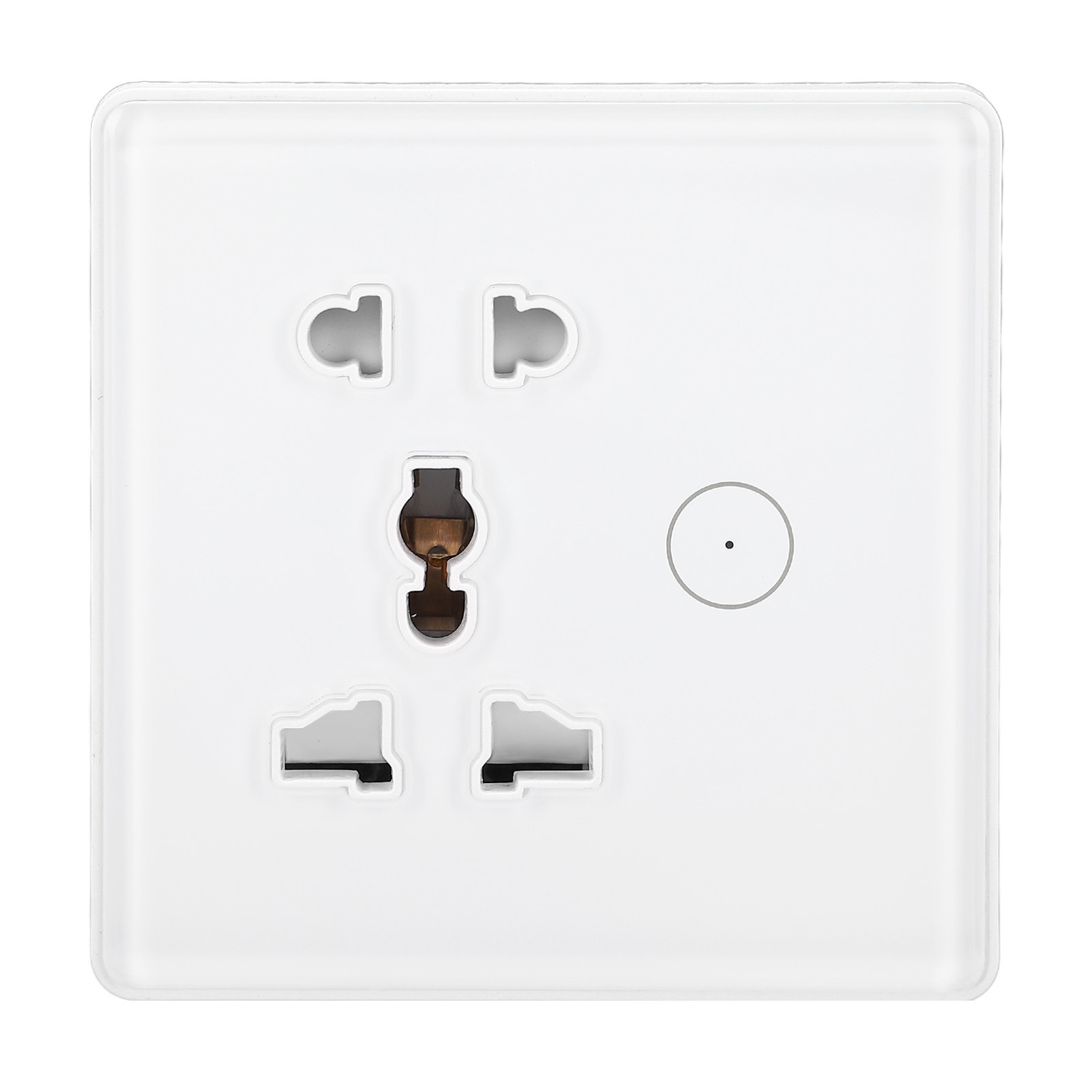 Intelligente Steckdose Mit Berührungsschalter, App-fernbedienung, Timer Und Wlan Für Tuya Ac100-240v