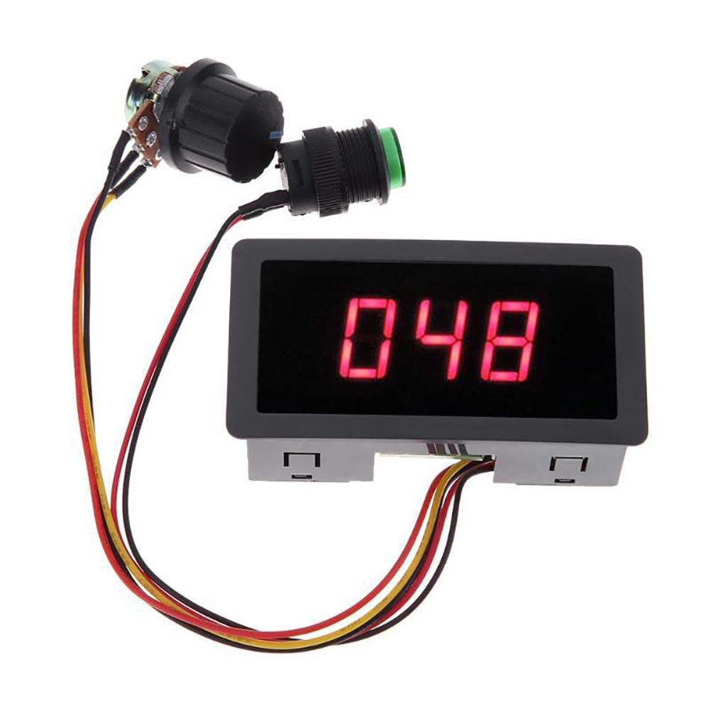 Drehzahlregler Für Gleichstrommotoren Mit 6v-30v Led-digitalanzeige Und Stufenlosem Pwm-drehzahlregler