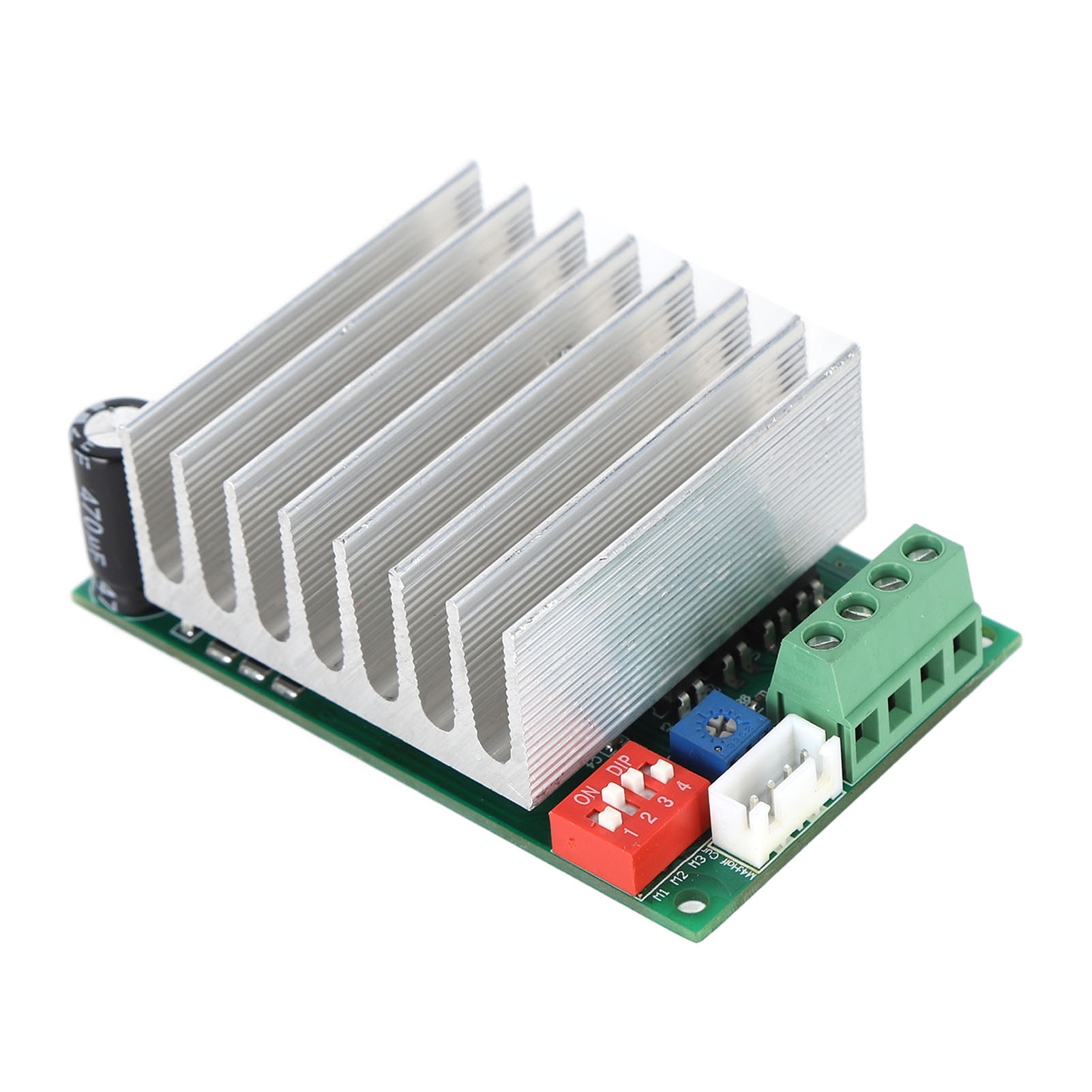 Schrittmotor-steuerplatine, Controller, Treiber, Einachsiger Industriestarter, Silber-weiß Tb6600, 4,5 A