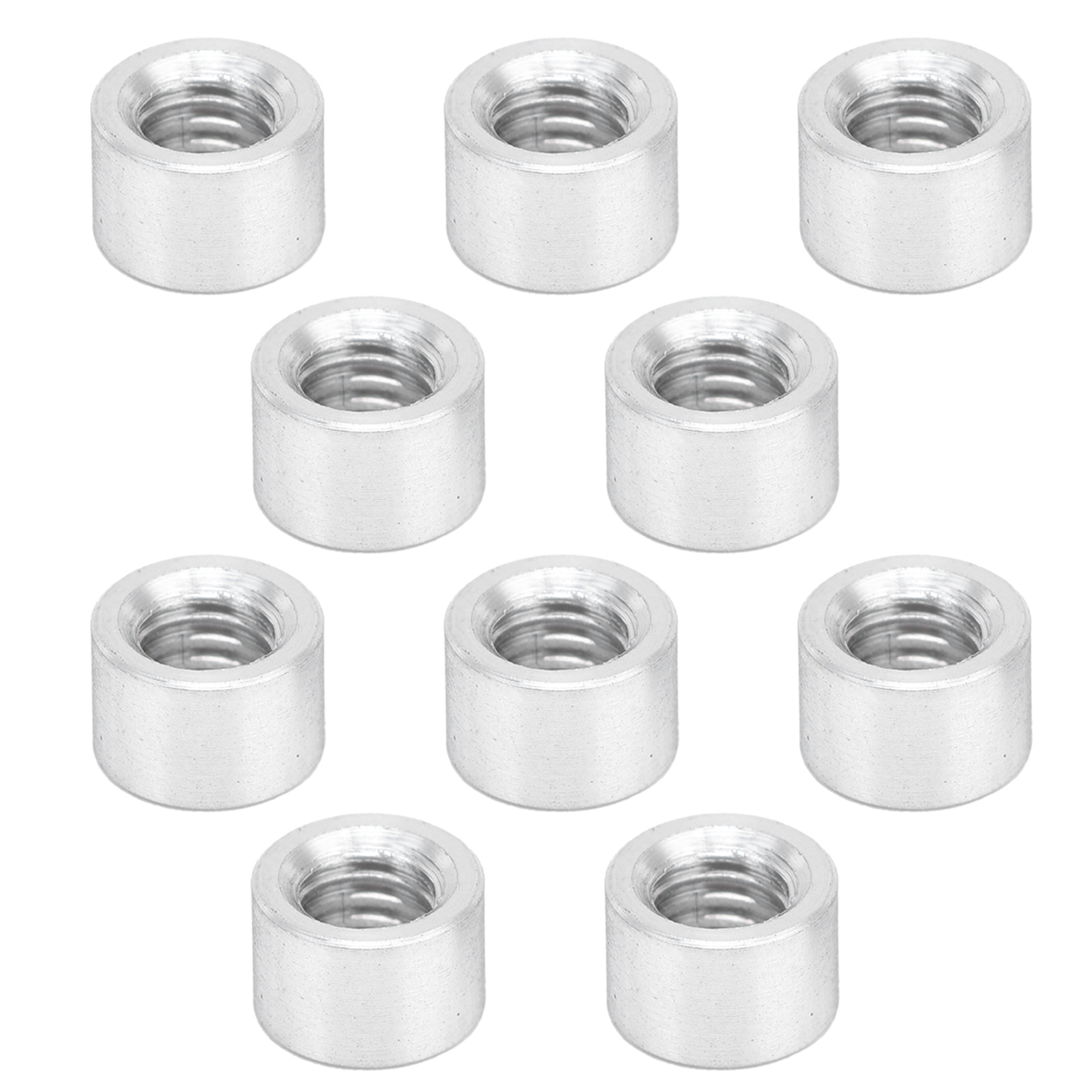 Packung Mit 10 Runden Distanzstücken, Serie 3501, Für Tragende Säulen, Gewinde M4 X 0,7 Mm, Länge: Ca. 4 Mm