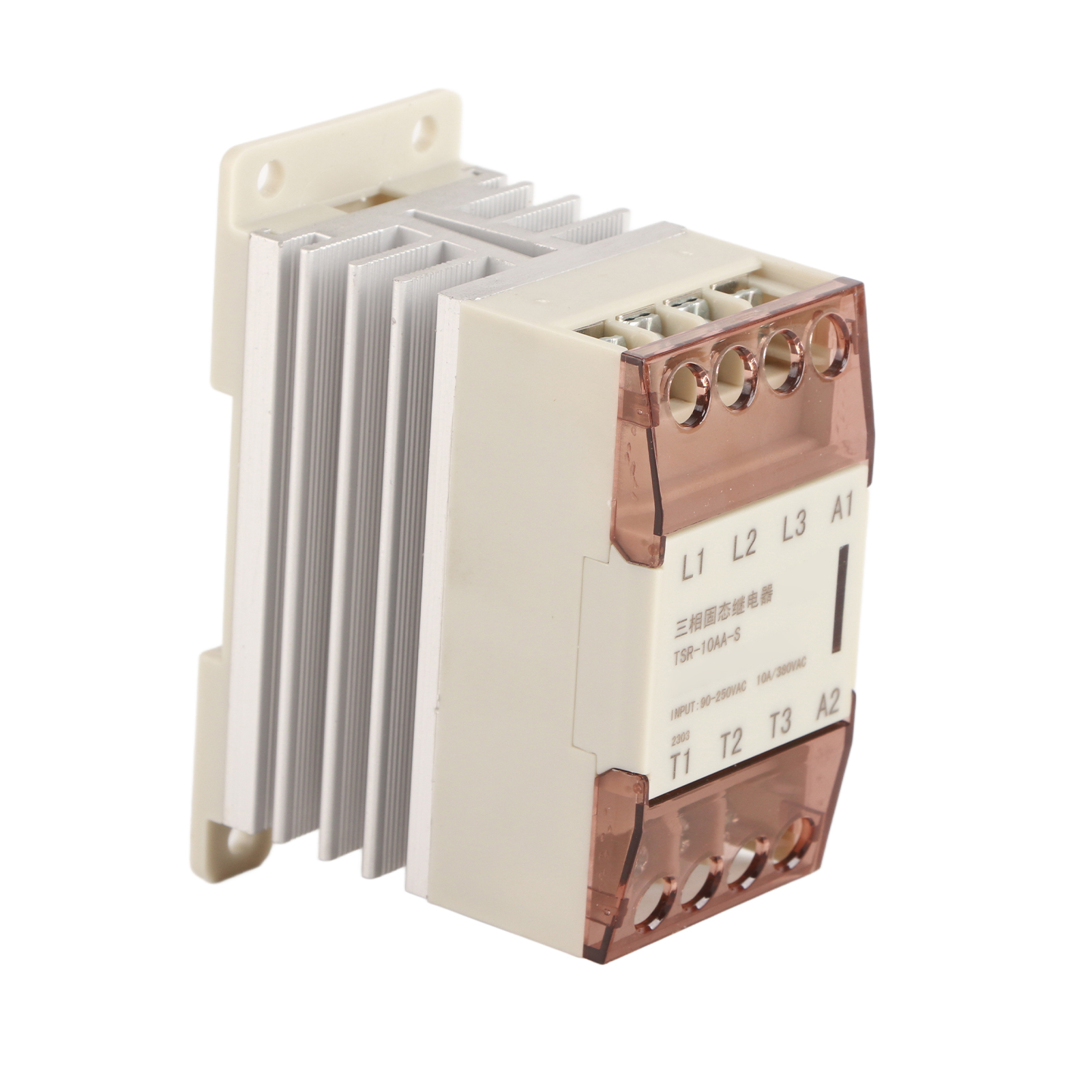 Halbleiterrelais (ssr) 90–250 V Ac Eingang Auf 24–380 V Ac Ausgang Zubehör Für Hausautomation Tsr 10aa S 10a