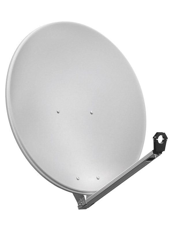 Pro 80 cm aluminium satellite dish light gray - for i