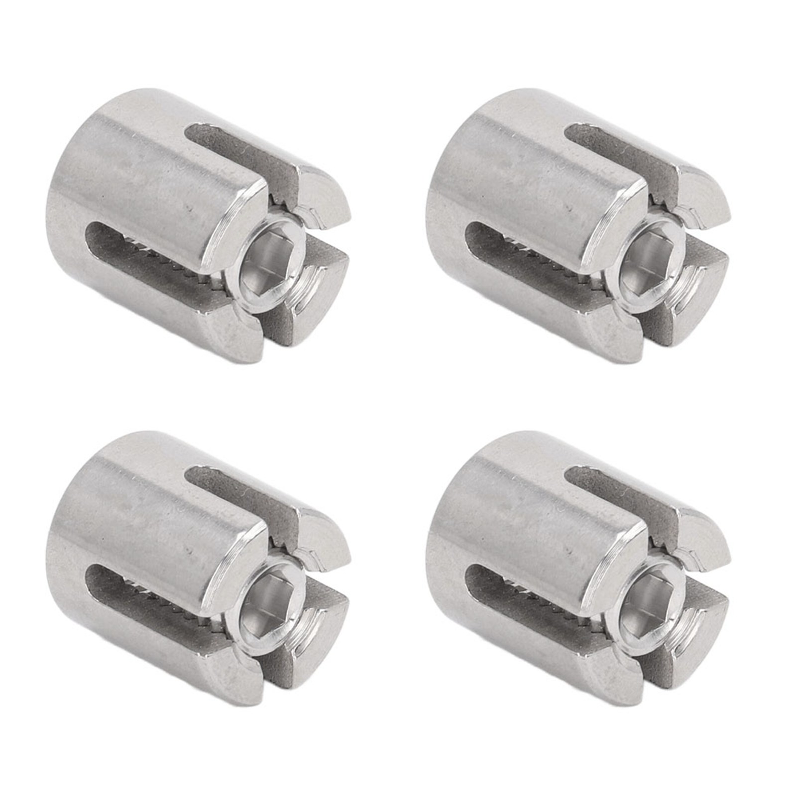 Packung Mit 10 Kabelbindern Aus Edelstahl 316 Mit Kreuzgewinde, M10-gewinde, Für Kabel Mit Einem Durchmesser Von 3 Mm Und Weniger.