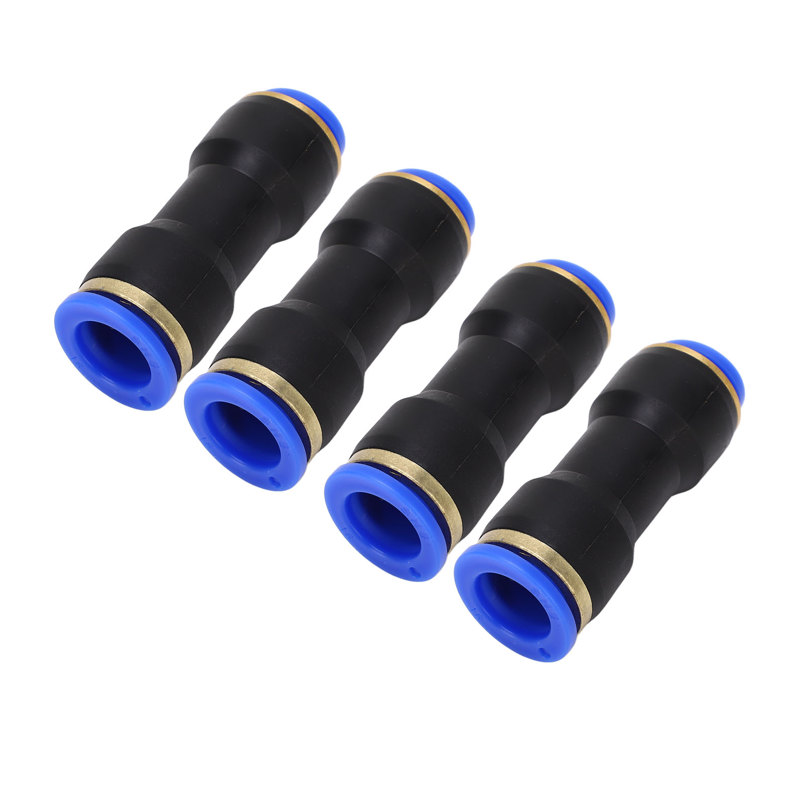 Set Mit 4 Schnellkupplungen Für Schläuche, Gerade Reduzierstücke Zum Aufstecken, Kompatibel Mit 2/3"- Und 4/7"-pu-schläuchen Und Nylonschläuchen.