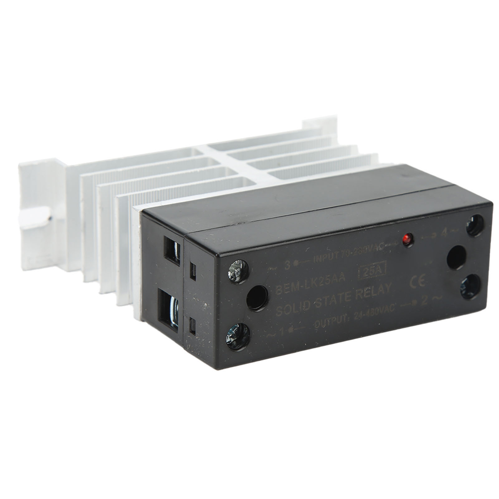 Berm Ac/ac-halbleiterrelais Aus Abs-aluminiumlegierung, 70–280 V Eingang, 24–480 V Ausgang, Relaismodul Zur Motorsteuerung