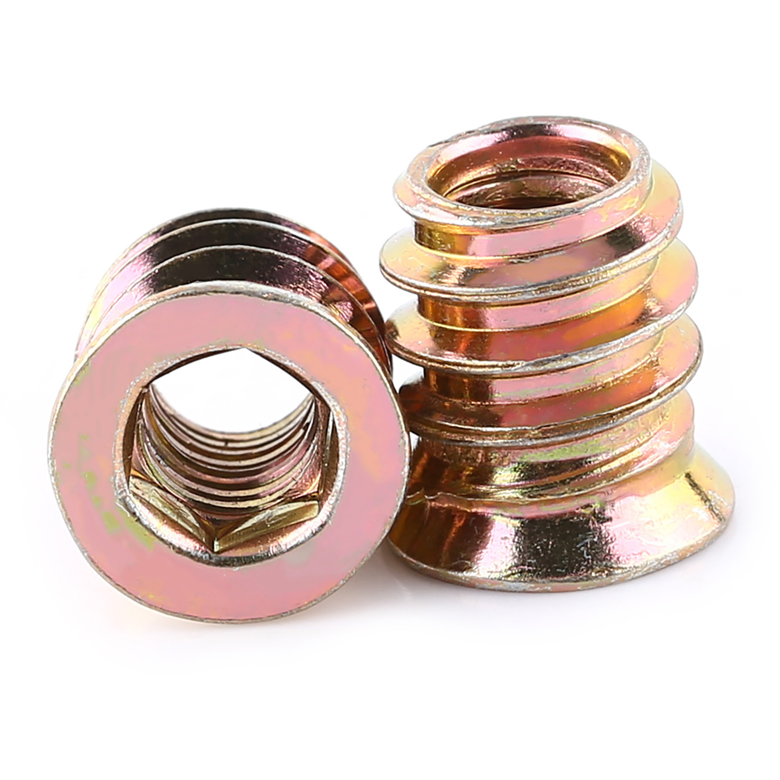 Innensechskant-gewindedübel Für Holz, M6 X 13 Mm, Mit Einsteckmutter, Praktische Befestigung Für Möbel