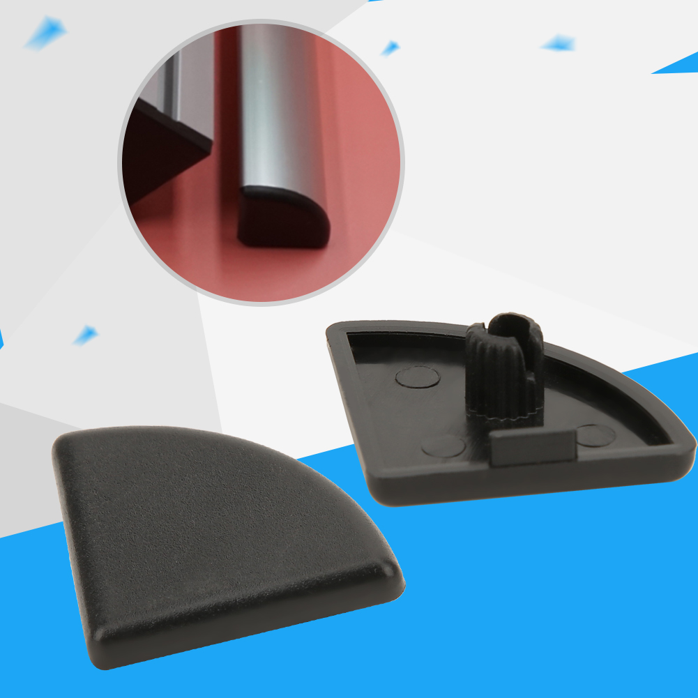 Schwarze Kunststoff-endkappen, 20er-packung, Für Aluminiumprofile 2020r/3030r, Eu-standard, Oberflächenschutz