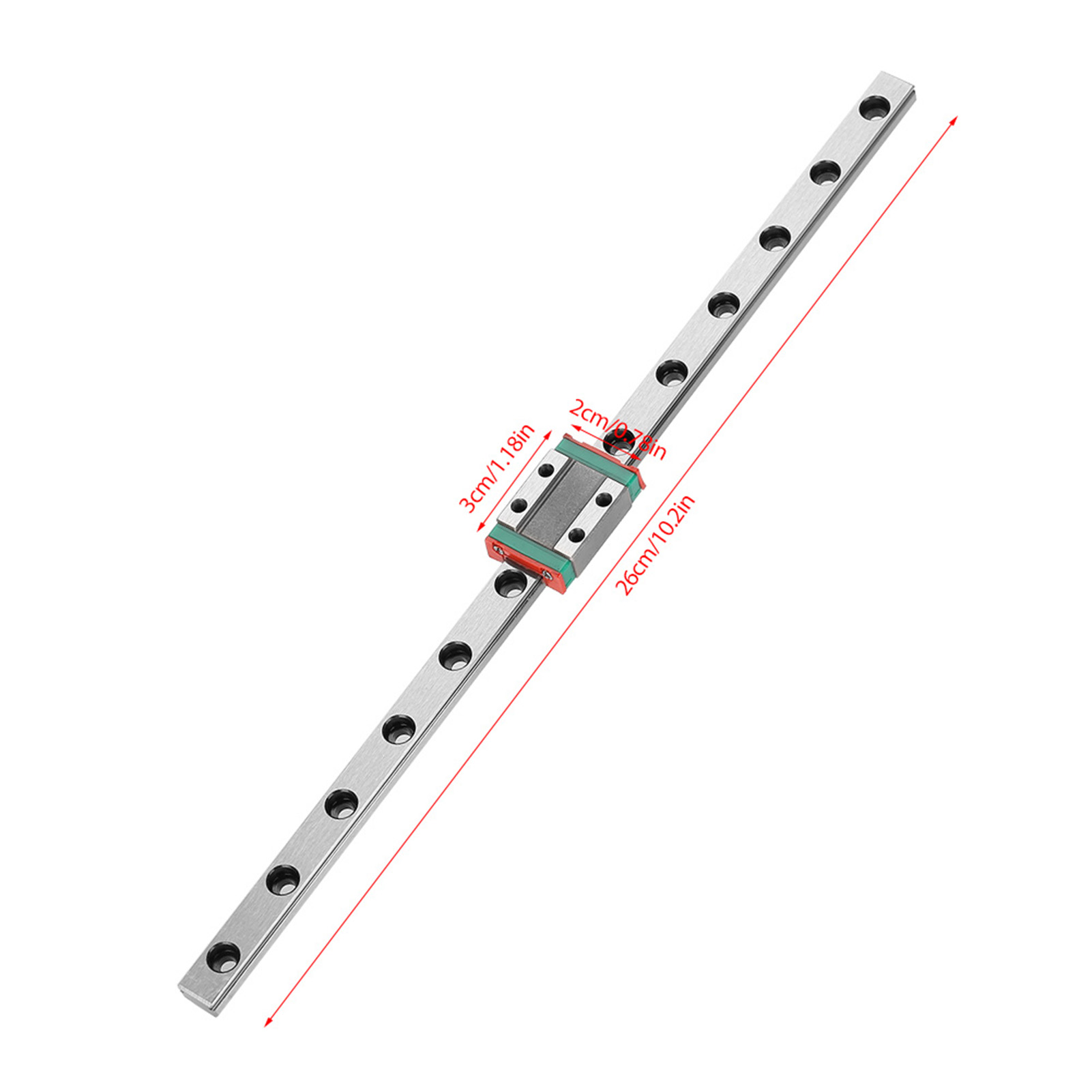 Miniatur-linearschlitten Lml9b 9 Mm, 260 Mm Gleitblock, Präzisionsführungsschiene