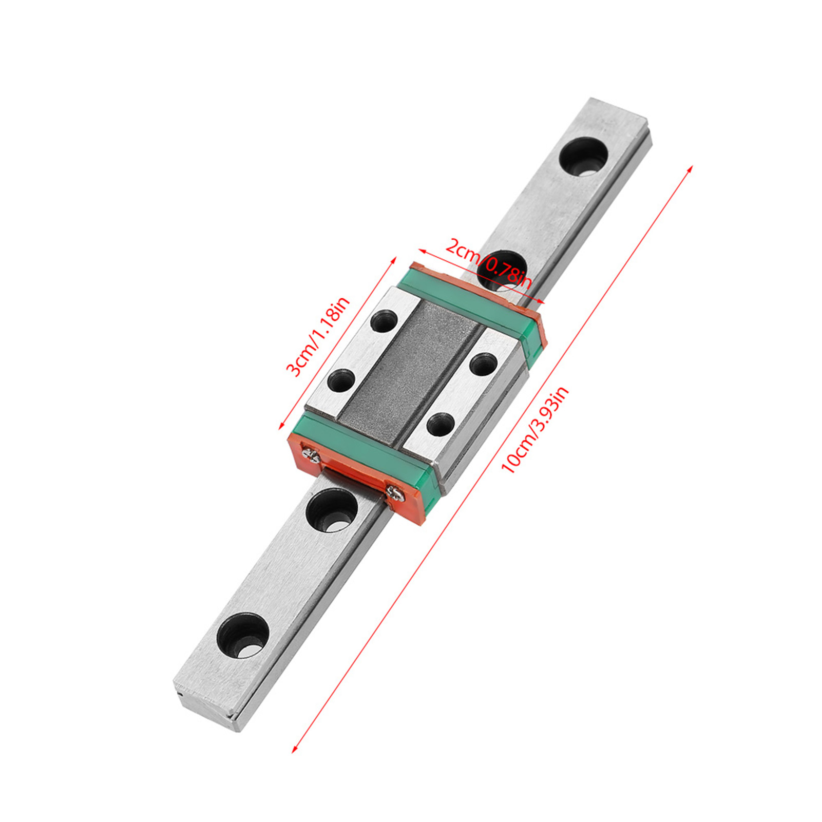 Lml9b 9-mm-miniatur-linearschlitten Mit Gleitblock, 100-mm-präzisionsführungsschiene