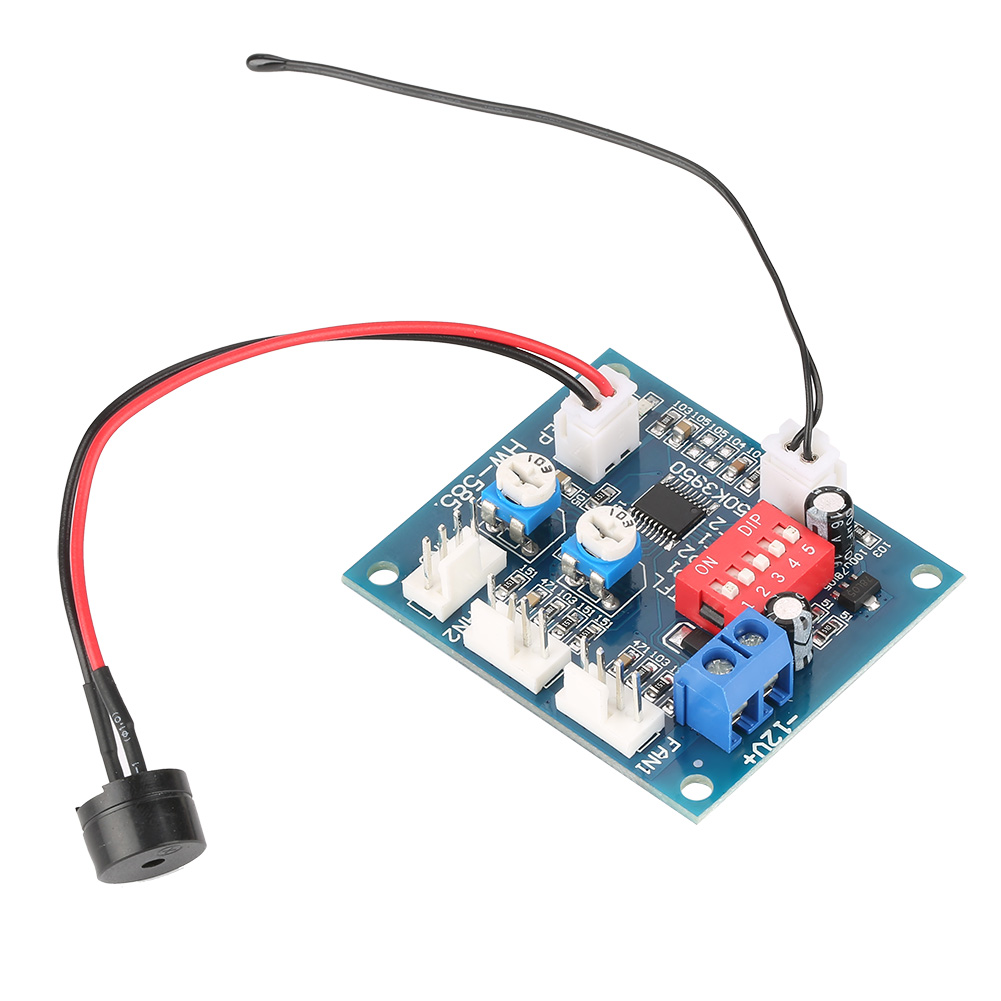 Pc-lüfter-pwm-drehzahlregler 12v Dc 4-draht-thermostatmodulregler