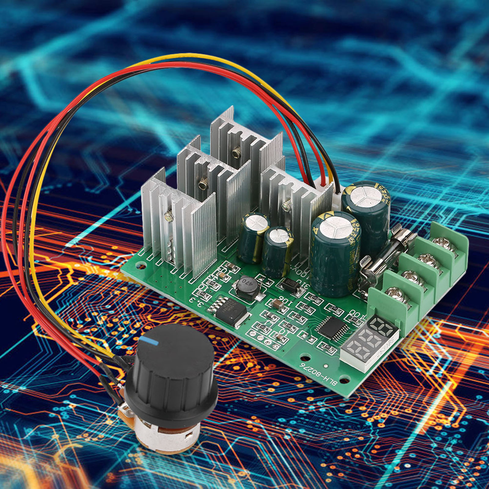Pwm-drehzahlregler Für 6-60v 30a Gleichstrommotoren, Steuermodul Mit Digitalanzeige, Einstellbar 0100%, Drehzahlregler