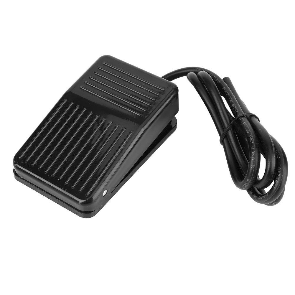 Tfs-01 250vac 10a Anti-rutsch-momentan-fußschalter, Schwarz Mit 1m Kabel