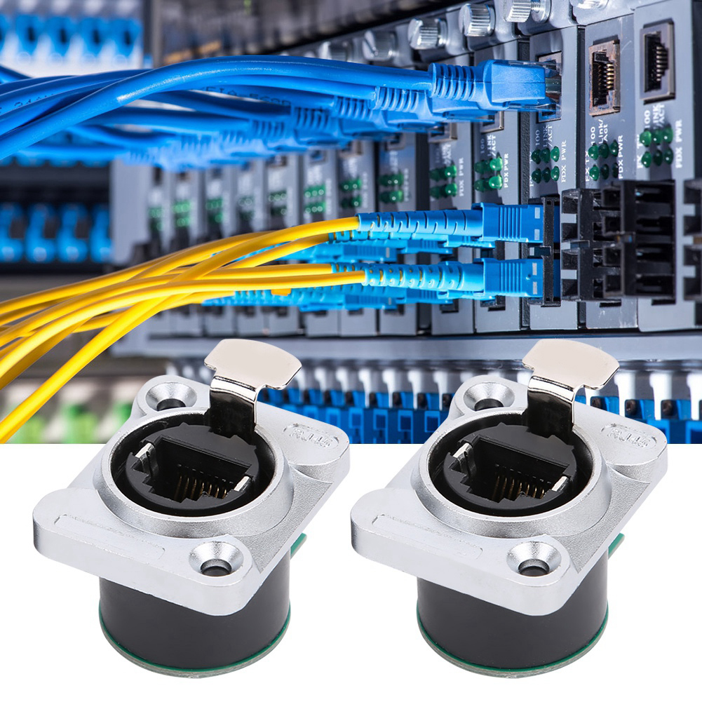 Packung Mit 2 Flammhemmenden Rj45-leiterplatten, Langlebiges Isoliermaterial El-rj-wh5, Robuste, Spritzgegossene Platine Für Die Industrielle Montage