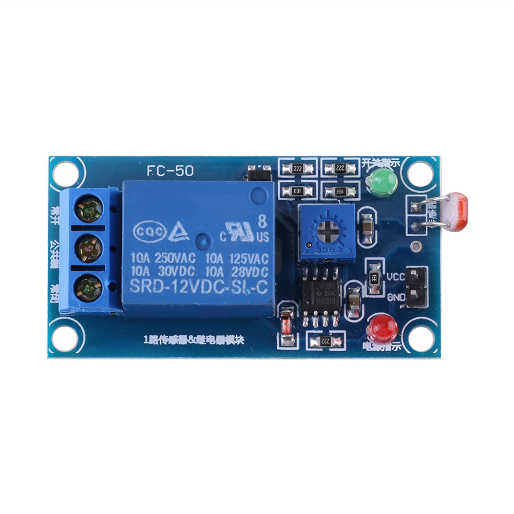12v Stabiles Ldr-fotowiderstands-relaismodul, Lichtsensor-schaltersteuerung