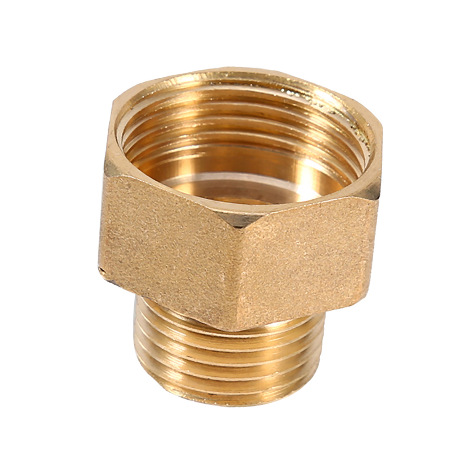 Exzentrisches Reduzierstück Aus Messing, 1/2" Bspt-außengewinde Auf 3/4" Bspt-innengewinde, Sechskant-rohrverbinder, 1 Stück