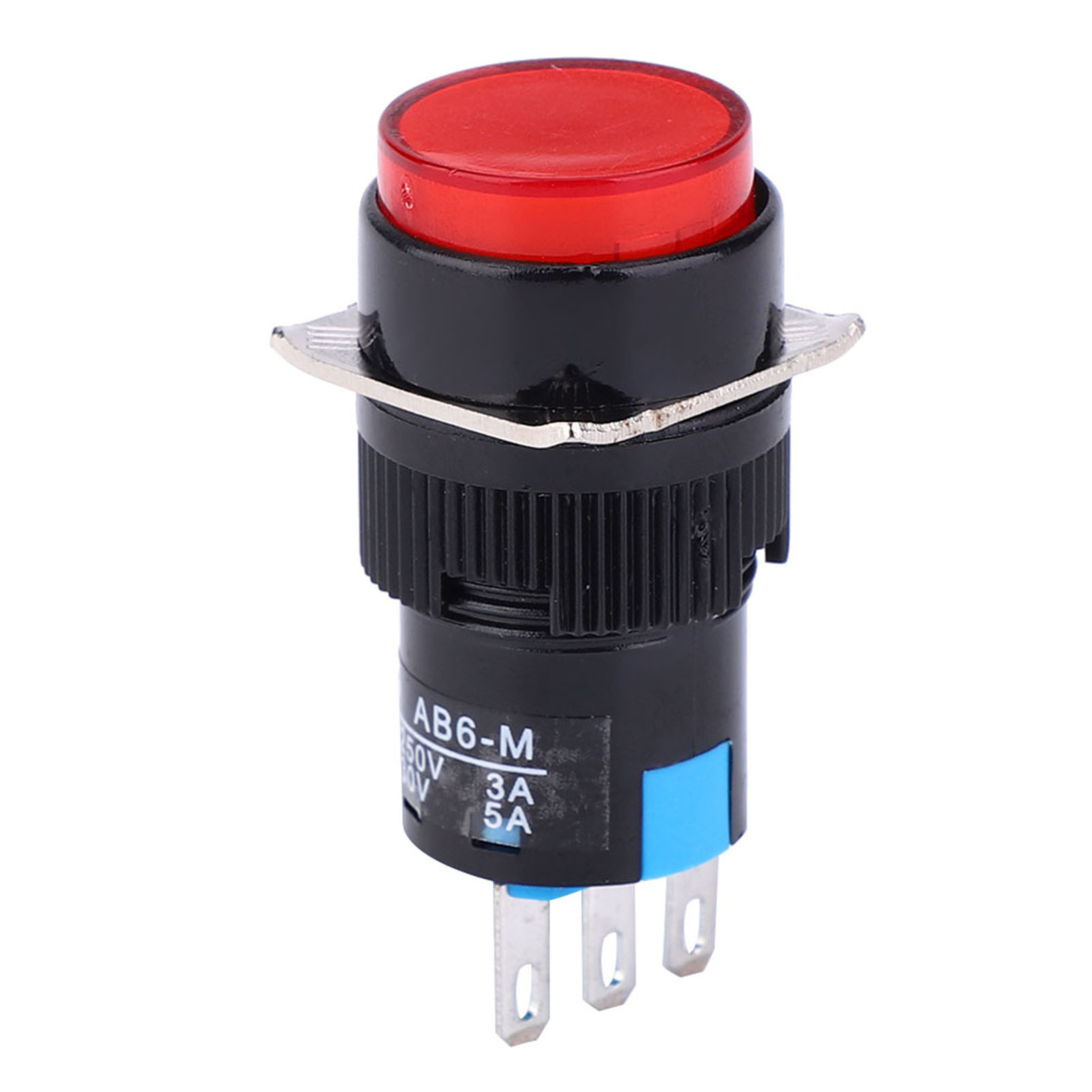 5-teiliger Momenttaster La16-11/ab6-m, Rund, 250 V Ac 3 A / 30 V Dc 5 A