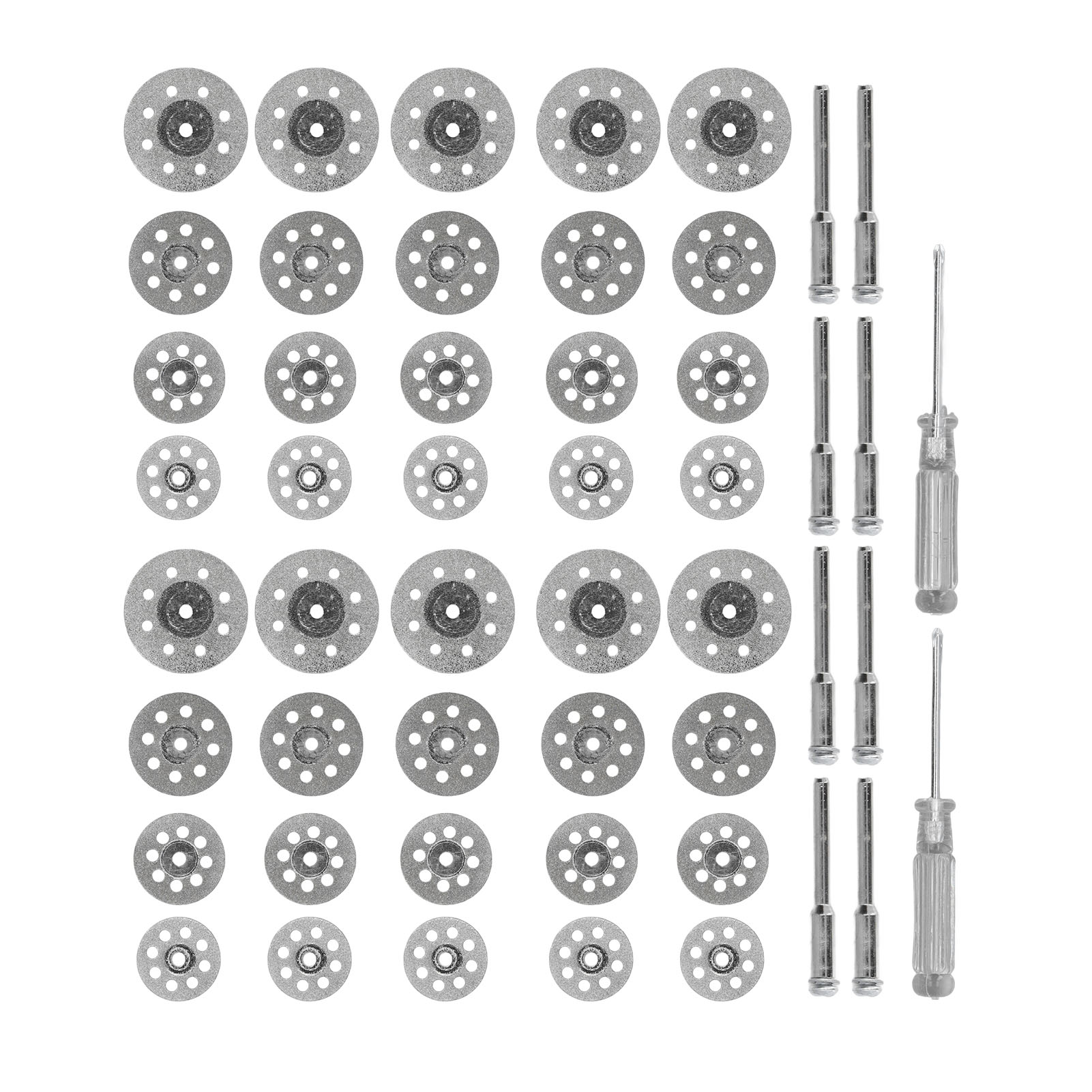 Set Mit 50 Trennscheiben Und Schraubendreher, Schleifscheiben Für Glas, Keramik, Steingut Und Fliesen