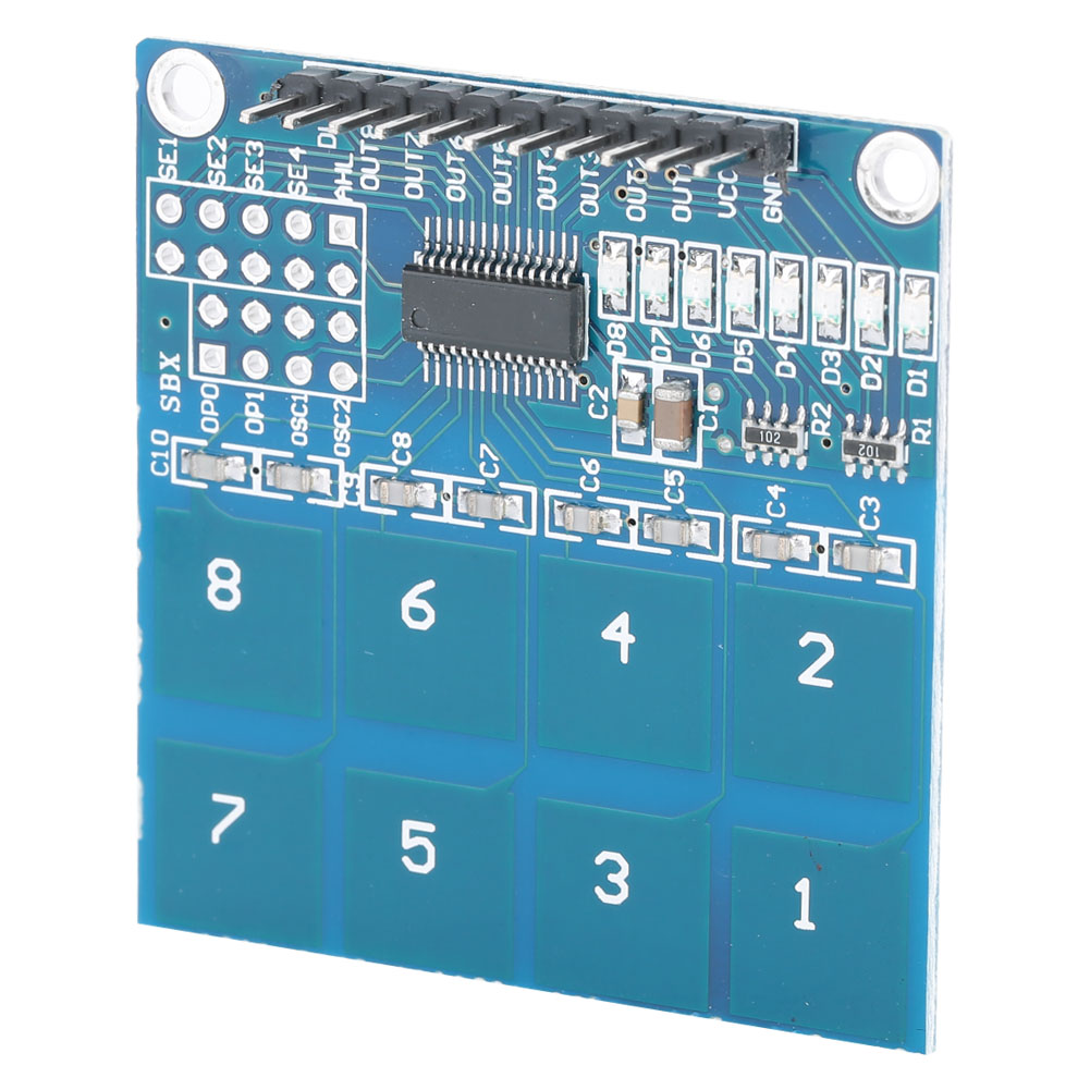 Packung Mit 2 Ttp226 8-kanal Digitalen Kapazitiven Berührungssensormodulen