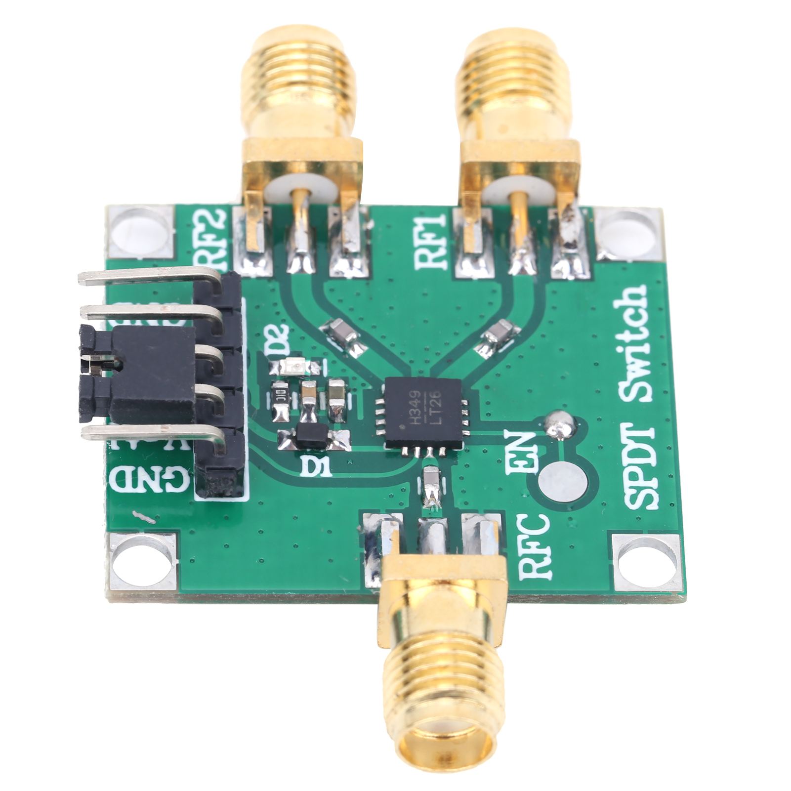 Hf-schaltmodul 3-5v Spdt 50ω, Sma-schnittstelle, Hmc349-platine Für Hochfrequenzsignale, Geeigneter Eingang/ausgang, Einpoliger Bidirektionaler Schalter.