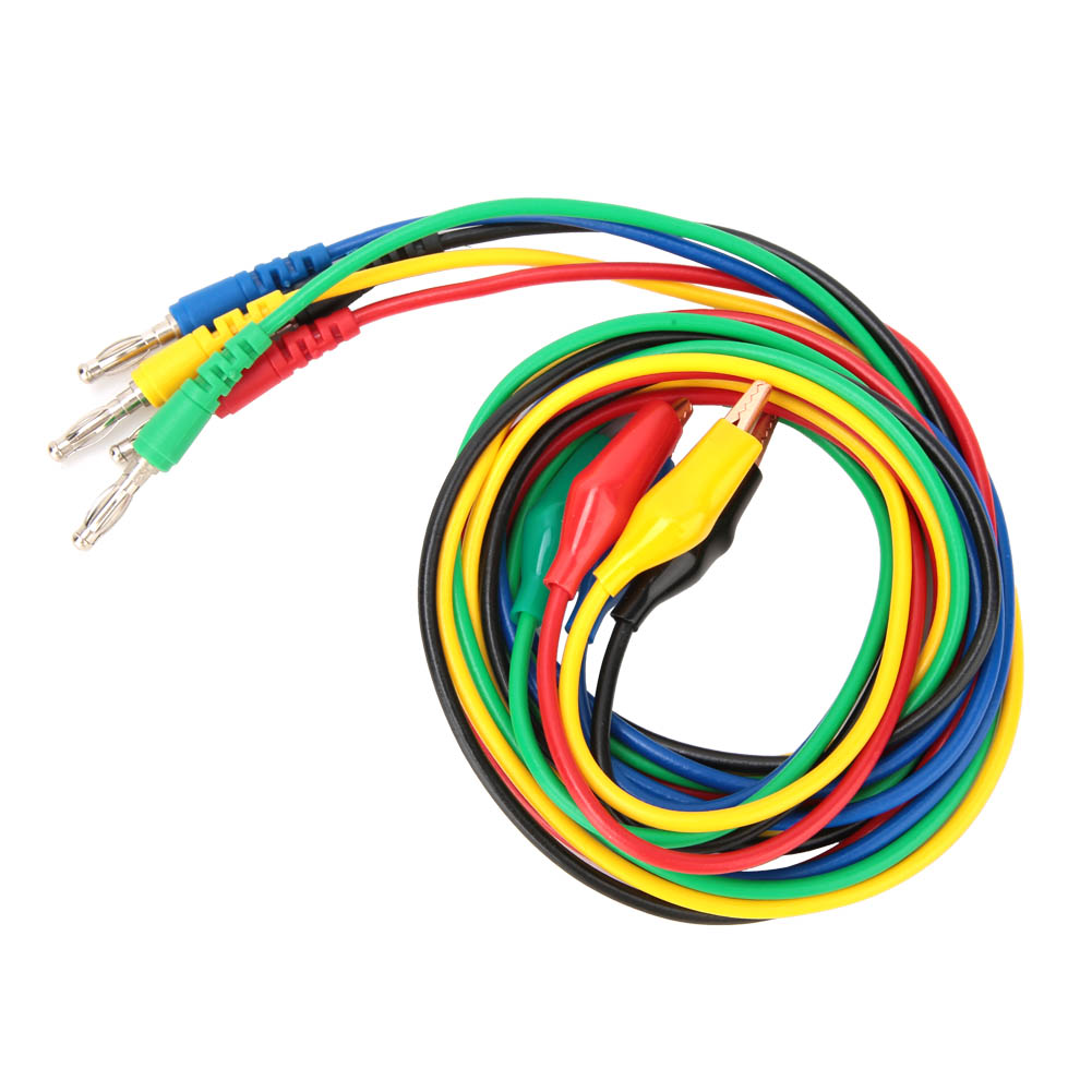 P1042 Testkabeladapter, 4-mm-bananenstecker Auf 10-mm-krokodilklemme, Messsonde