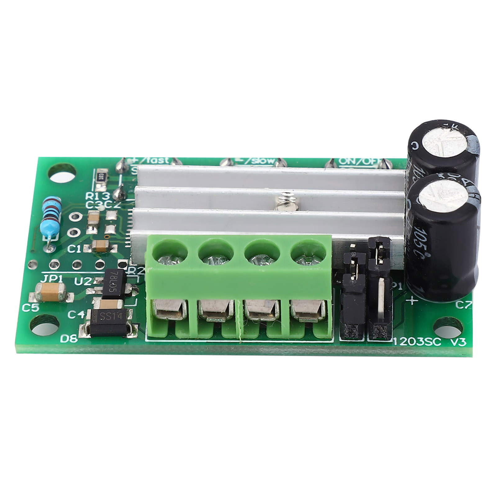 Pwm-drehzahlregler Für Gleichstrommotoren, 6v/12v/24v/2a-reglermodul Mit Druckknopf