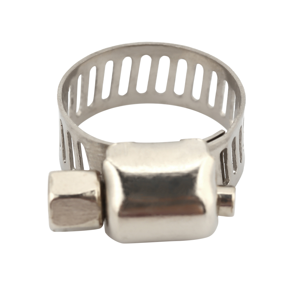 Schlauchschelle Mit Schneckengetriebe Aus Edelstahl, 13 Mm–19 Mm Rohrschelle