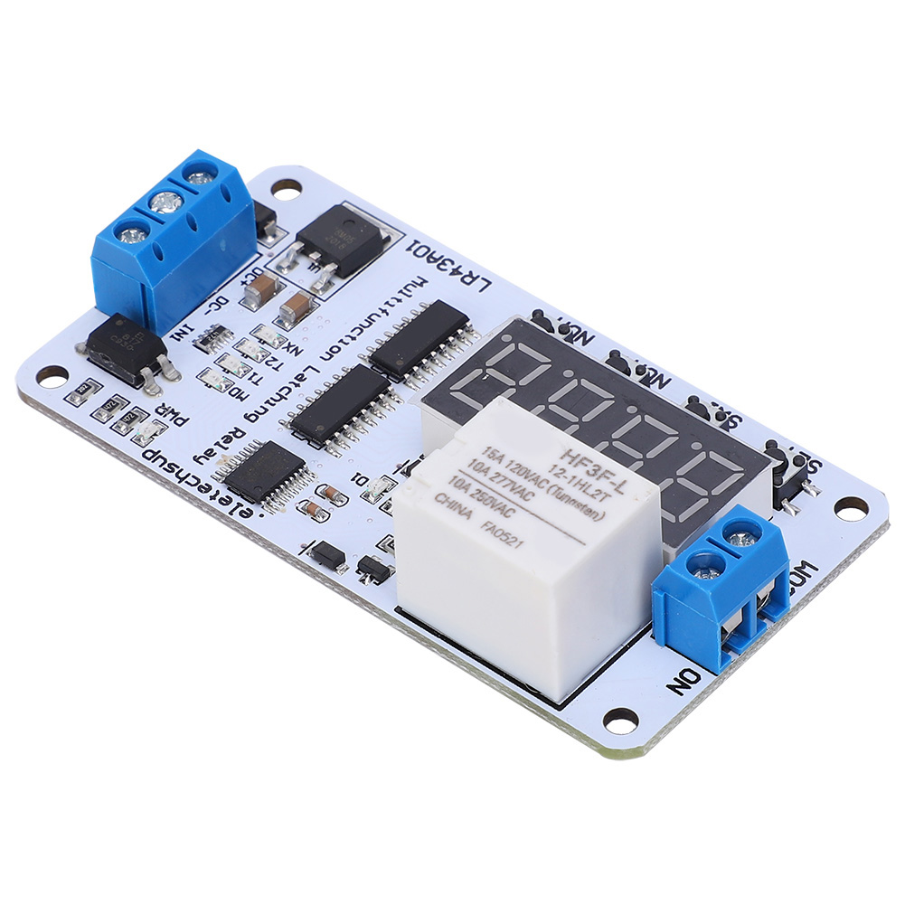 12-v-dc-relaismodul, Impulsschaltung, Elektromagnetische Verriegelung, Elektronisches Bauteil Mit Zeitverzögerung Lr43a01