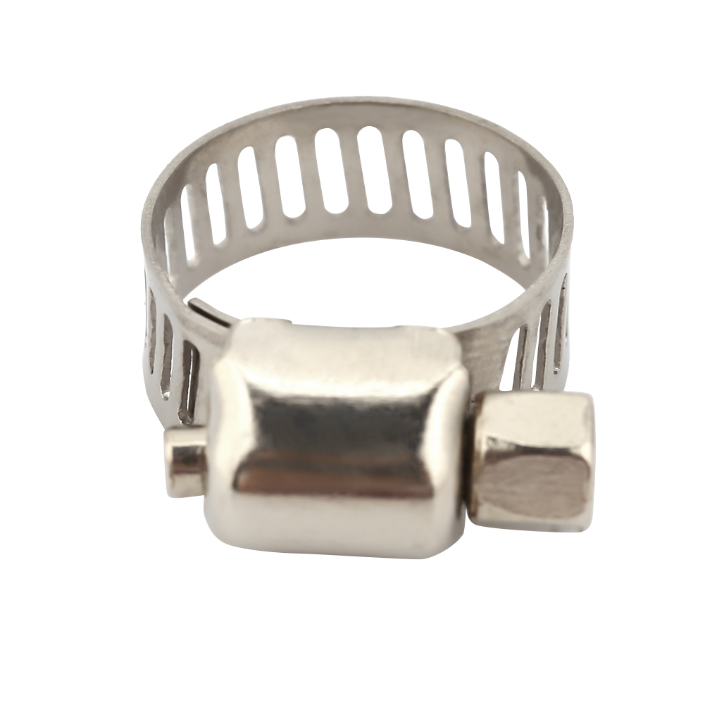 Schlauchschelle Mit Schneckengetriebe, Edelstahlklemme, Klemmbereich 10–16 Mm, 1 Stück