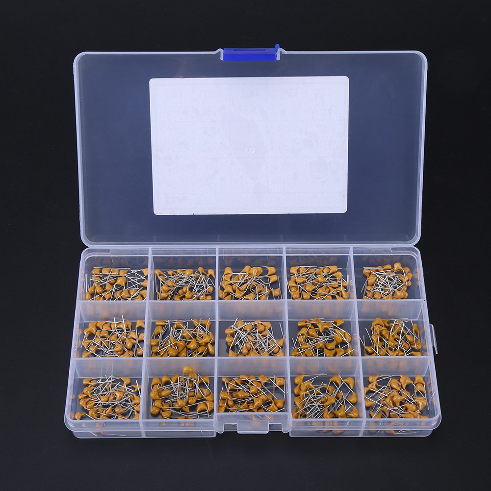 450-teiliges Set, 15 Werte, 10 Pf Bis 100 Nf Mehrschicht-keramikkondensatoren, Sortimentsbox