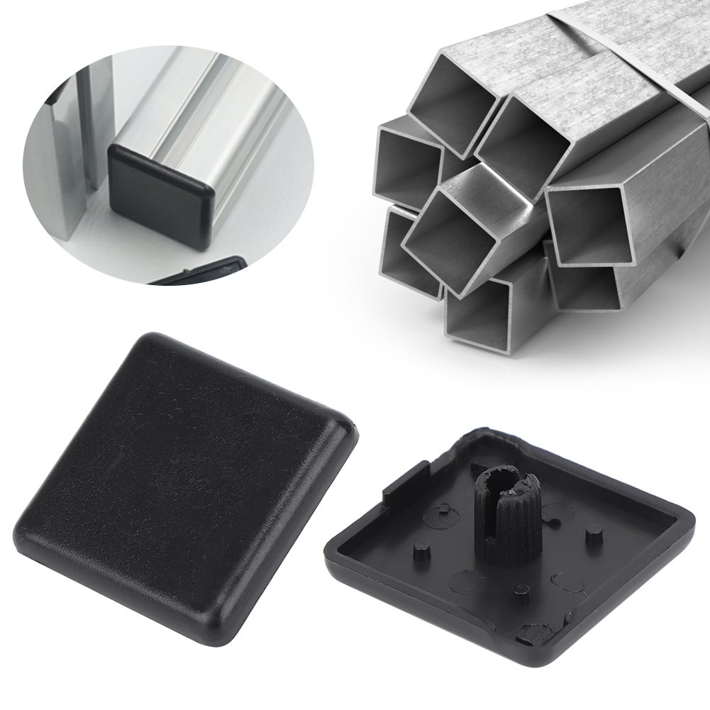 Schwarze Kunststoff-schutzendkappen (50 Stück) Für Aluminiumprofile 2020/3030/4040, Europäischer Standard, Endkappen Für Eu-3030-schienen