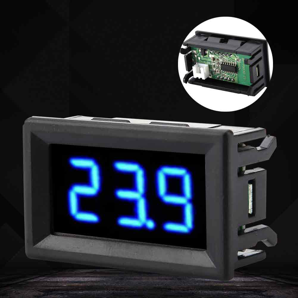 0,56 Zoll Zweidraht-digitalvoltmeter Dc 2,5–30 V, Blaue Led-anzeige, Spannungsmesser