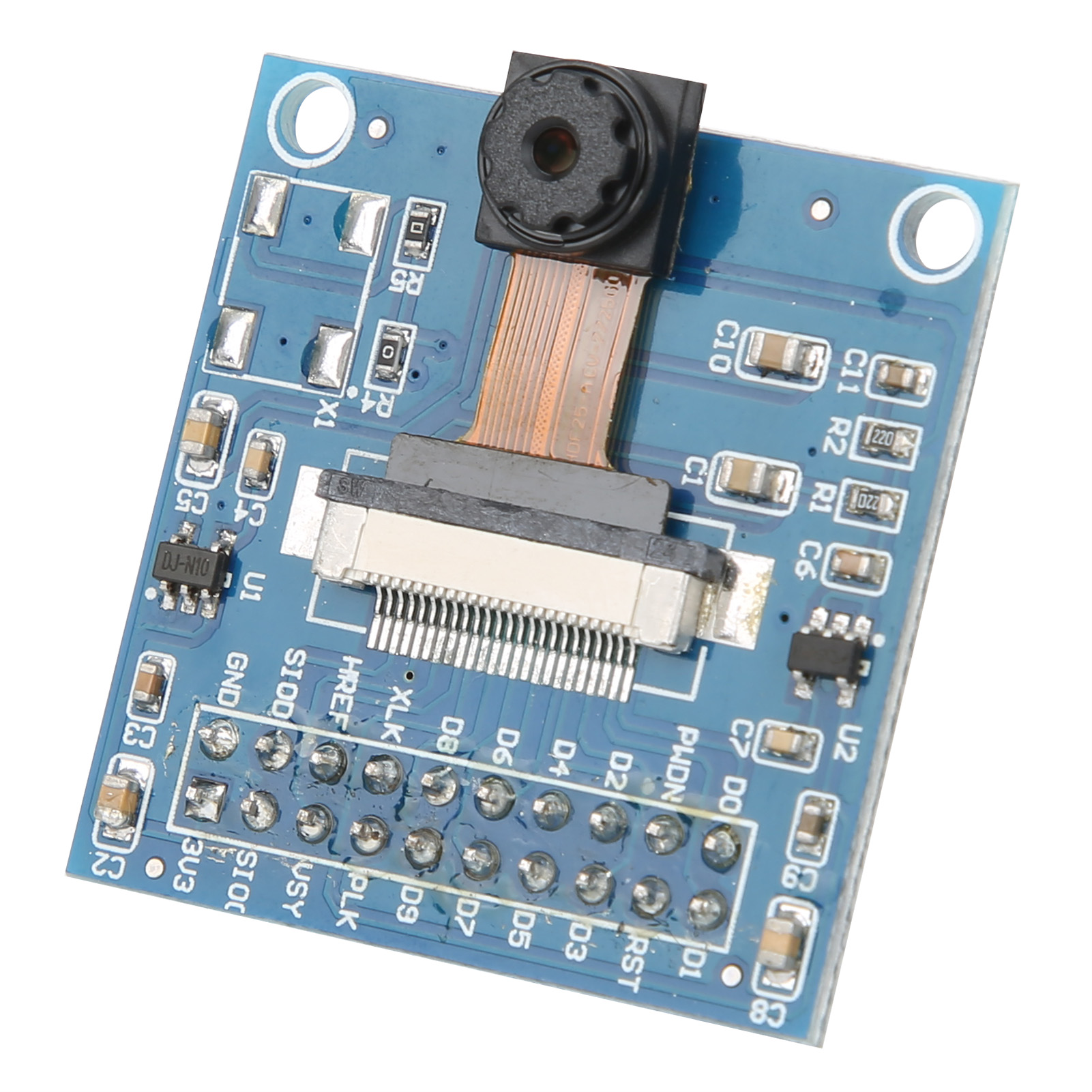 Ov7725 0,3-mp-kameramodul Mit Adapter, Stm32-entwicklungsboard, Kompatibel Mit Arduino Und Raspberry Pi, Für Scm-projekte Und Elektronische Prototypenentwicklung