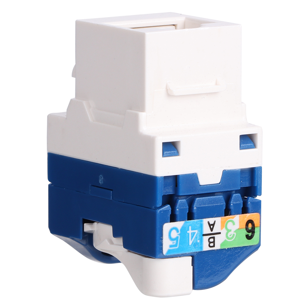 Packung Mit 2 Drehbaren Cat6 Rj45-adaptern, Weiblichem Netzwerkanschluss, Modularer Lan-buchse, 90°-ethernet-kupplung, Computerstecker