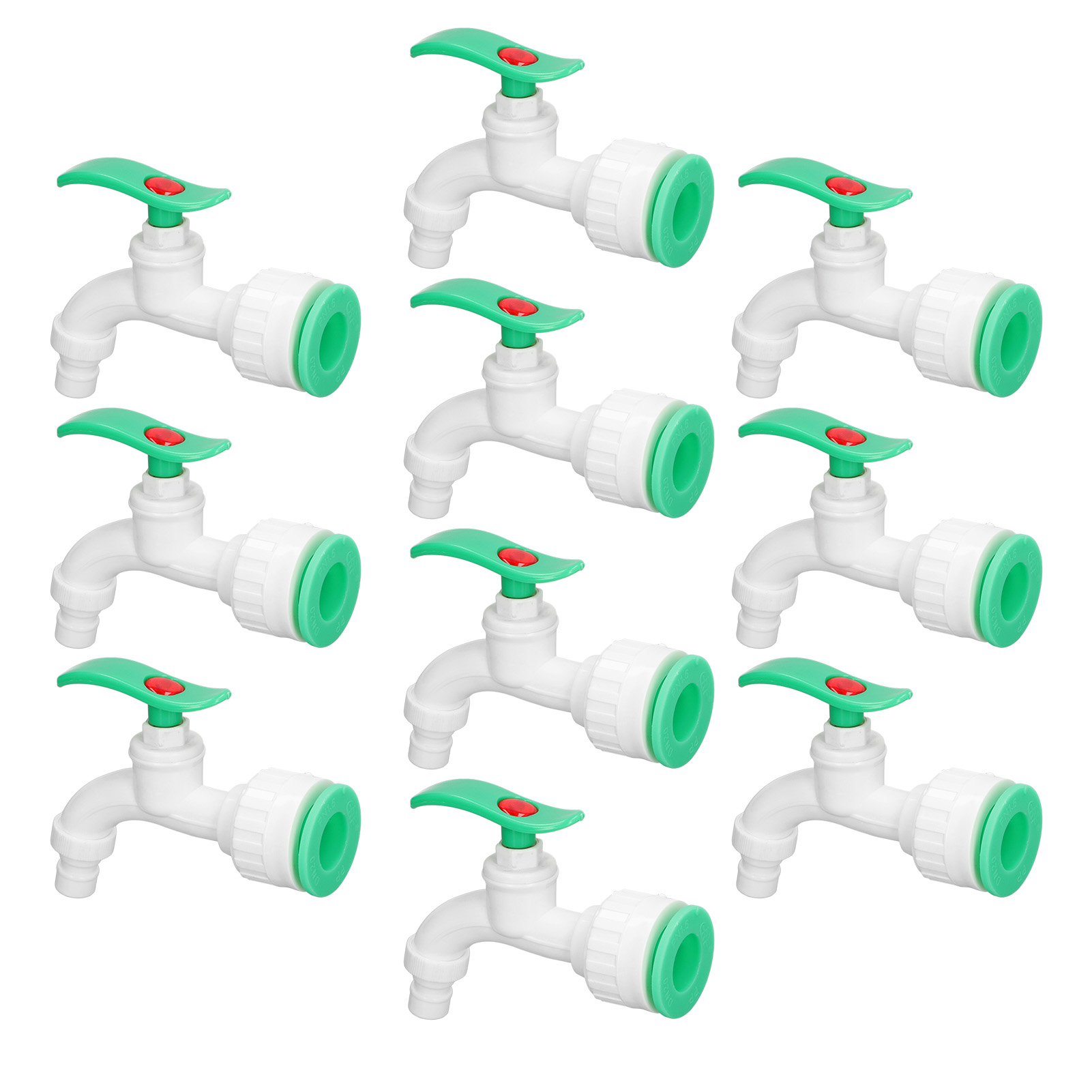 Schnellkupplung Mit Druckknopf Für Wasserhähne, 10er-packung, 20-mm-wasserverteileranschluss, Druckadapter, 0,8-zoll-universalanschluss.