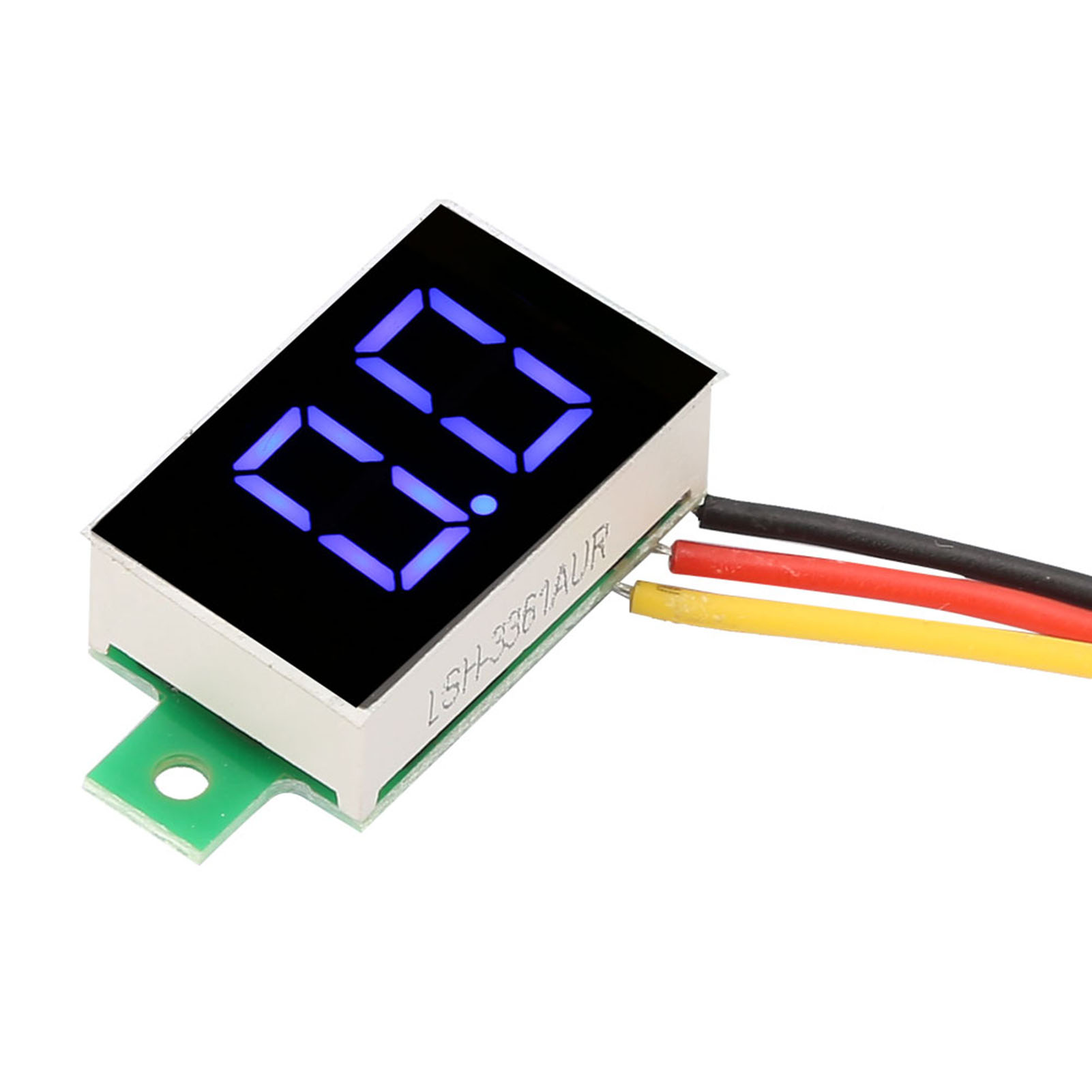 3-draht-led-digitalvoltmeter Dc 0–36 V, 0,36-zoll-digitalanzeige, 5er-pack, 3 Farben, Spannungsüberwachung