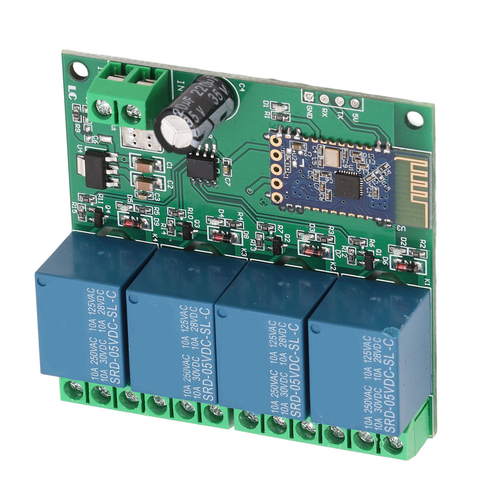 4-kanal-bluetooth-relaismodul, Robuste, Störungsfreie Fernbedienung Für Smart Home, 5 V Dc