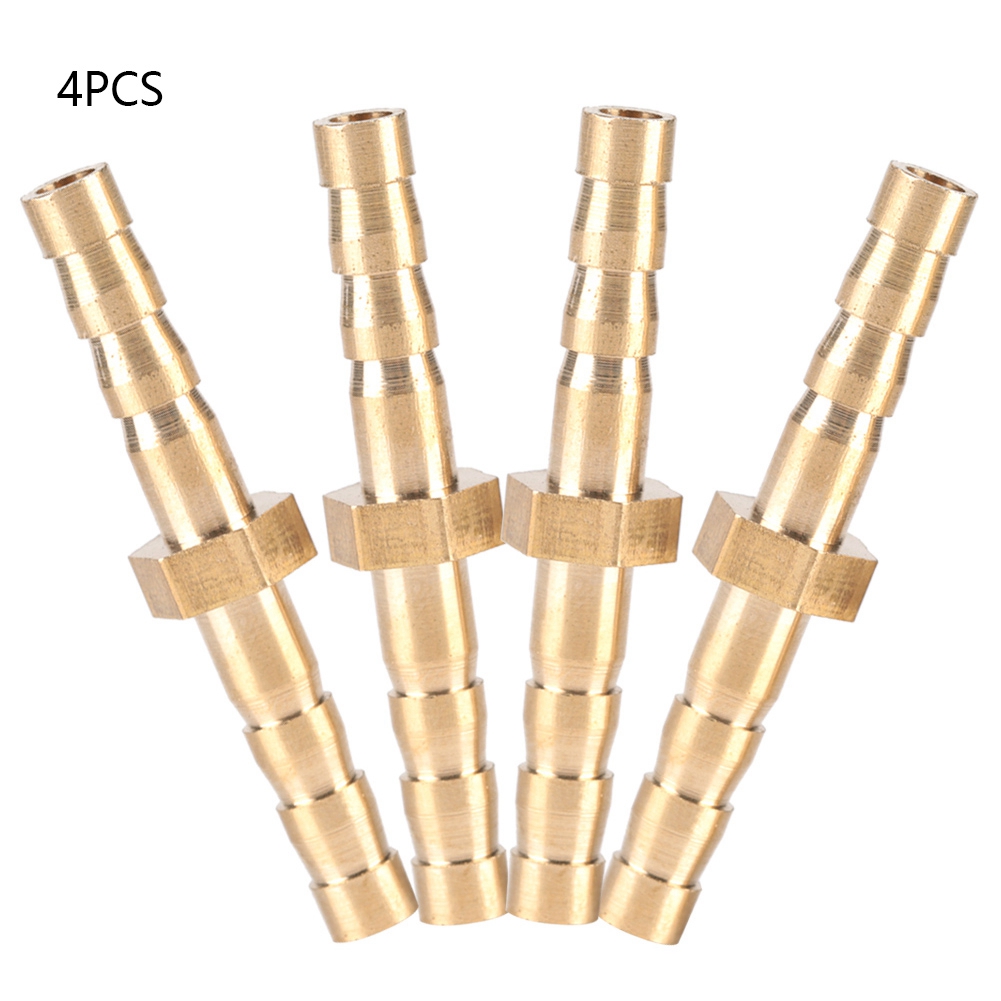 Reduzierstück Aus Messing, 4 Mm, 4 Stück, Außengewinde Mit Widerhaken, Schlauchverbinder, Reduzierkappe