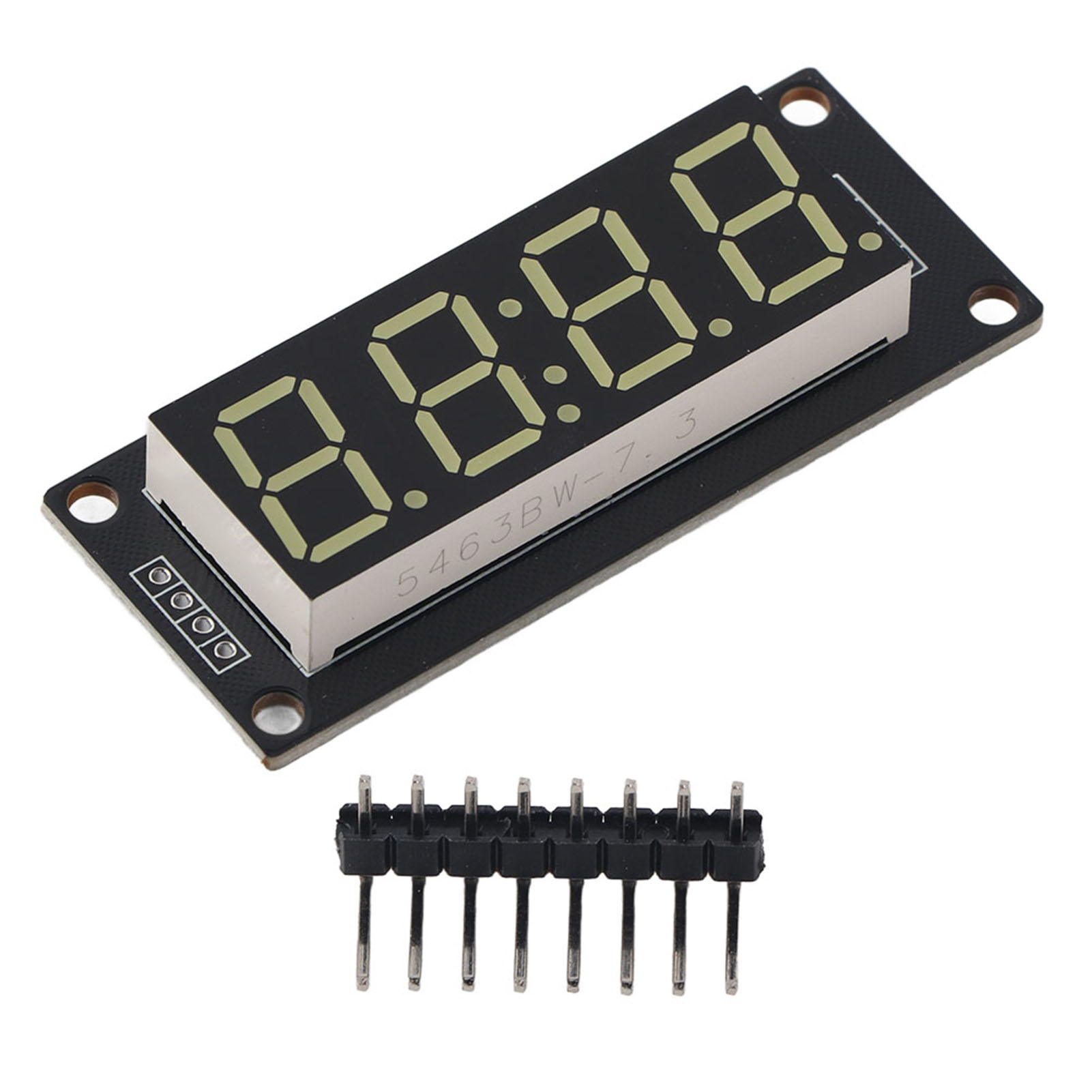 4-stelliges, 7-segment-led-anzeigemodul (weiß), Kompatibel Mit Arduino Und Der Tm1637.h-bibliothek