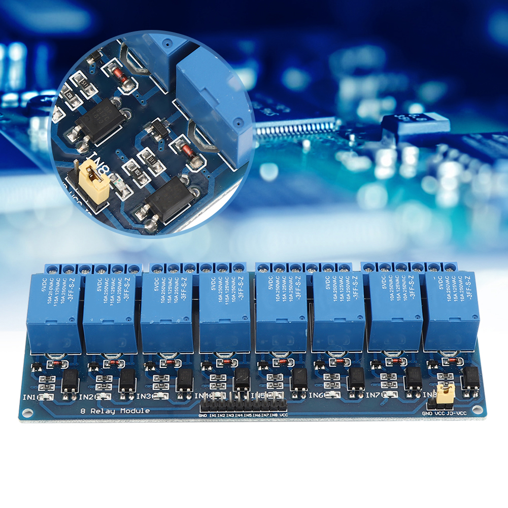 8-kanal 5v Industrie-relaismodul, Langlebiger Schalter Für 51/avr/arm