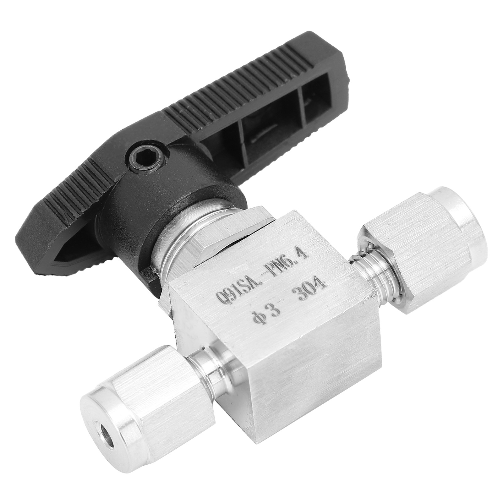 Hochdruck-nadelventil Aus Edelstahl 304 Ss-44s6ф3, Durchflussregelung Für Wasser, Gas Und Flüssigkeiten, 3-mm-gewinde