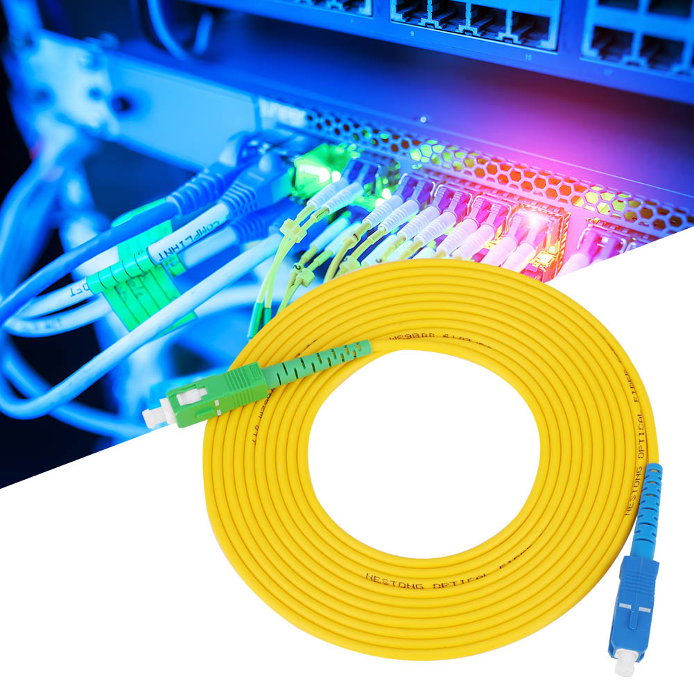20 M Glasfaserkabel, Singlemode Sc Apc Auf Sc Upc Patchkabel, Link-hop