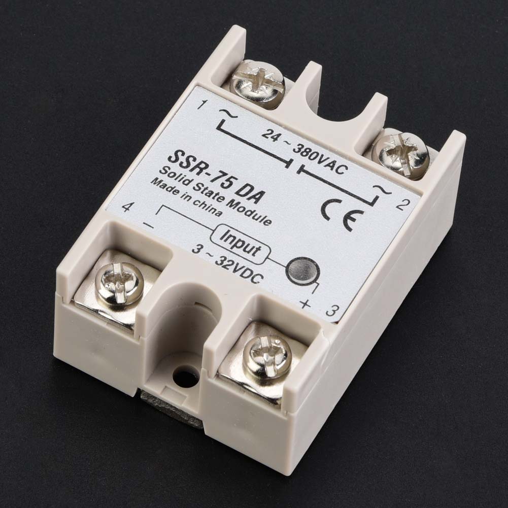 Dc/ac-halbleiterrelais Ssr-75da 75a 3-32 Vdc Bis 24-380 Vac