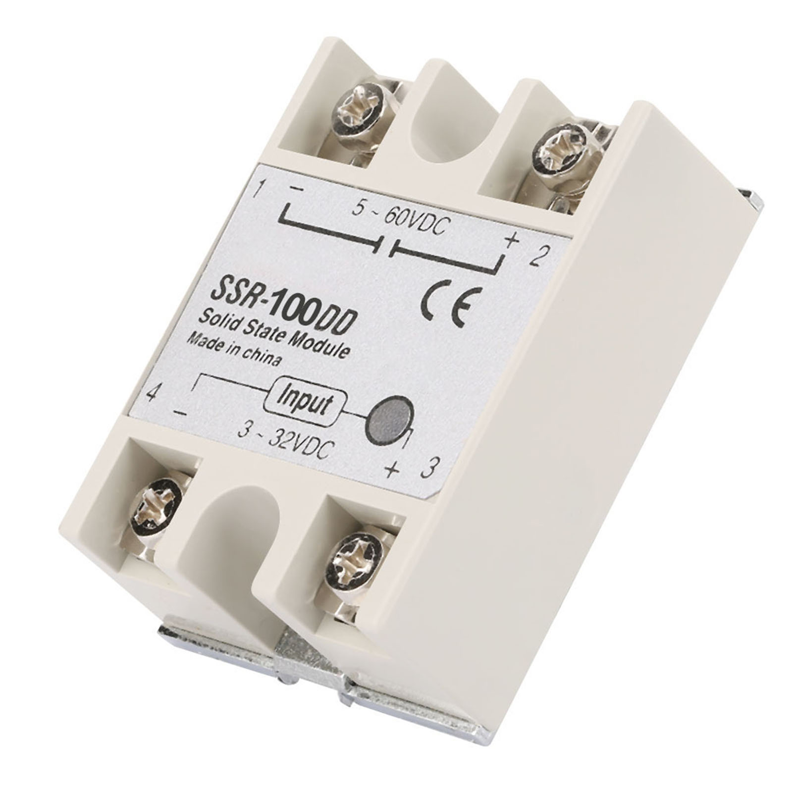 Ssr-100dd Halbleiterrelaismodul, 3-32v Dc Eingang, Dc Ausgang, Laststeuerung