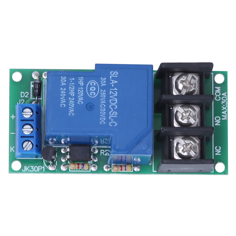 1-kanal-relaismodul 30 A 12 V Mit Optokoppler, Low-level-triggerung, Isolation, 2er-pack