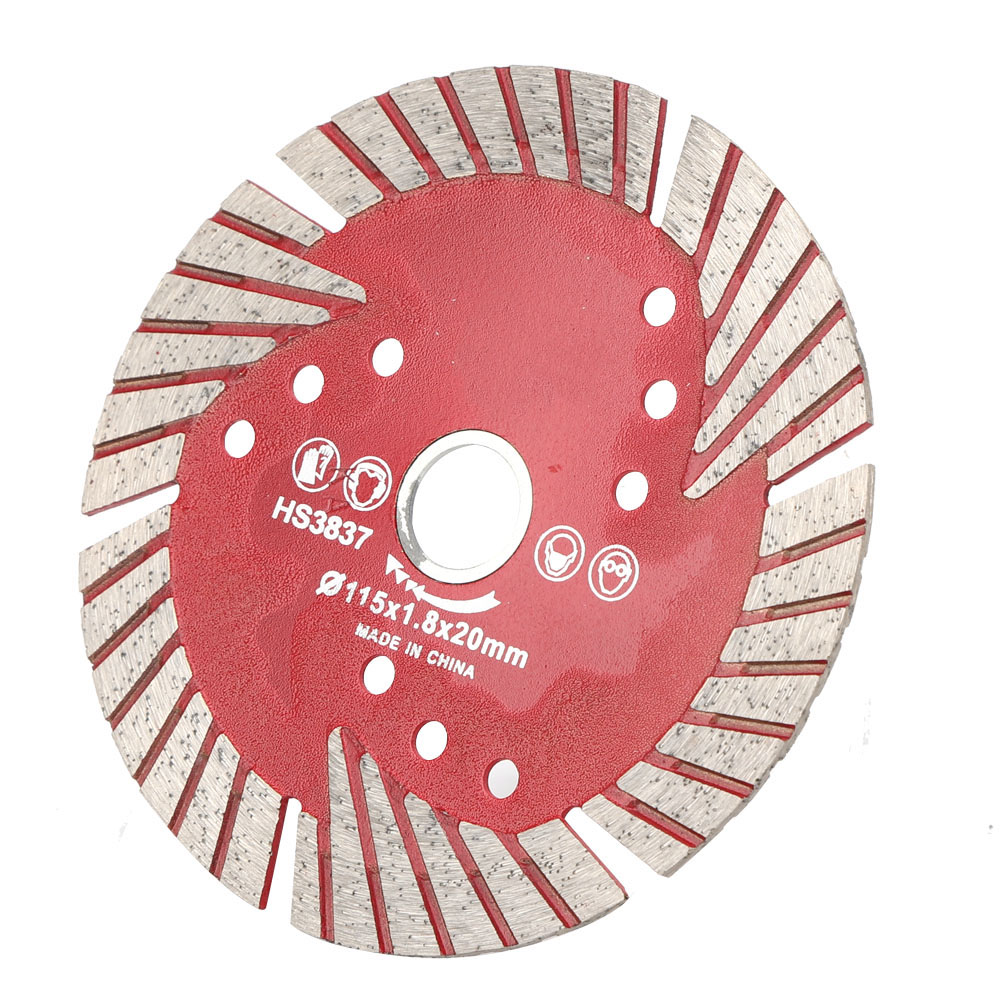 Rotes Diamant-kreissägeblatt Für Keramikfliesen, Fliesenschneiden Und Innenausbau, 115 X 1,8 X 20 Mm