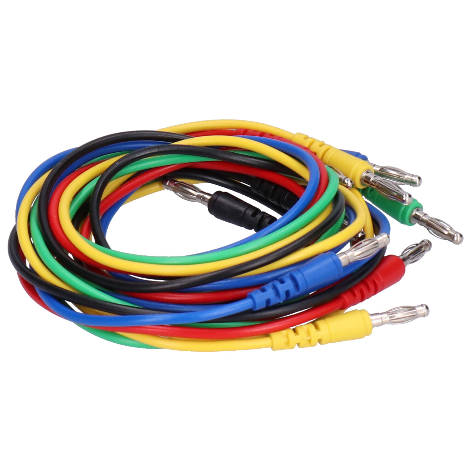 Packung Mit 2 X 4 Mm X 1 M Bananenstecker-messleitungen, Elektrisches Kabel Mit Krokodilklemme Und Messspitze, Für Messung Und Diagnose