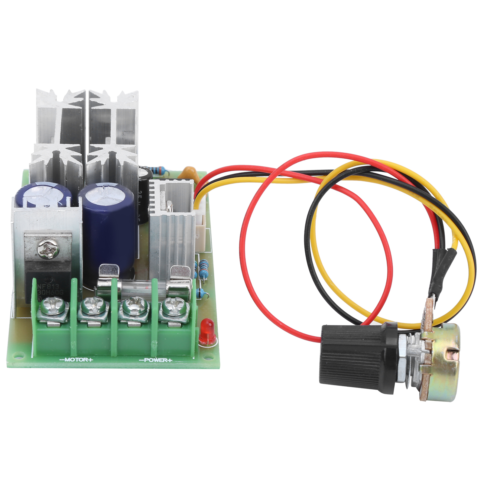 Drehzahlregler Für Gleichstrommotoren (12 V, 24 V, 36 V, 48 V), 20-a-pwm-steuermodul, Hochleistungstreiberplatine, 10–60 V Spannung