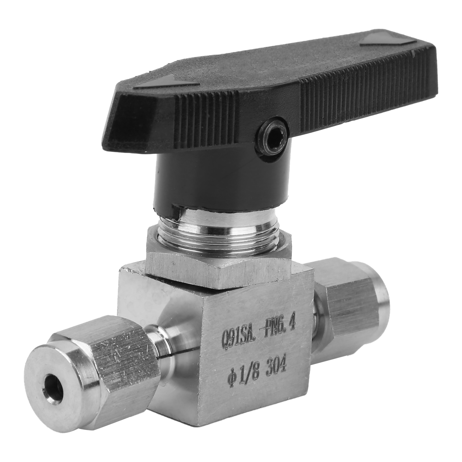 Hochdruck-nadelventil Aus Edelstahl 304, Durchflussregler Für Wasser, Gas Und Flüssigkeiten, Ss-44s6, 1/8-zoll-anschluss.